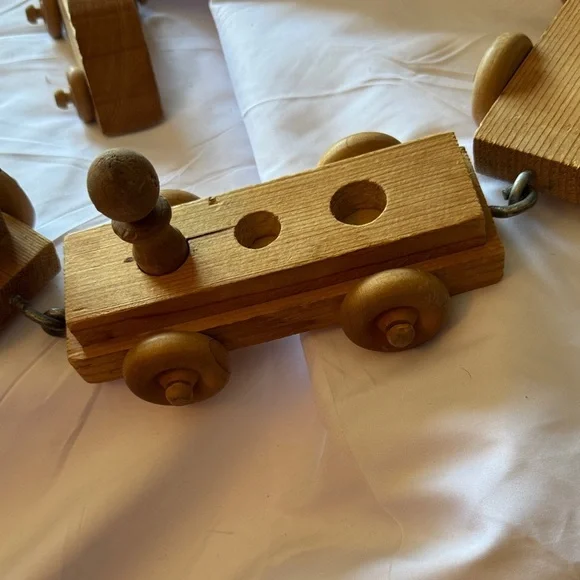 Wooden Train Set for Kids - Picture 9 of 13